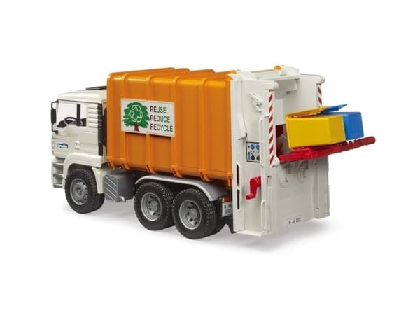Bruder MAN TGA Rear loading garbage truck toy