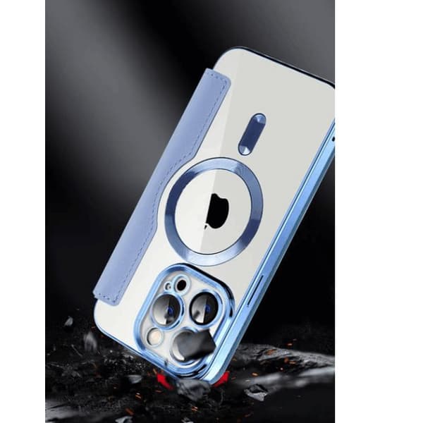 BOOM iPhone 14 Pro Max Magsafe Plånboksfodral RFID Flip - Lila