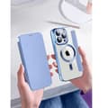 Miniatyrbild 8 av 9: BOOM iPhone 14 Pro Max Magsafe Plånboksfodral RFID Flip - Lila