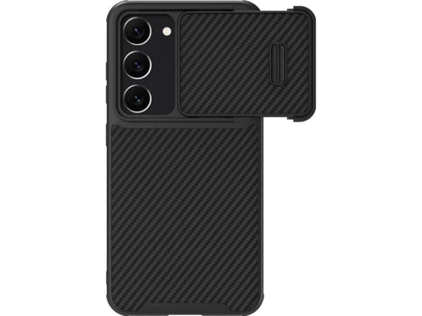 Nillkin Nillkin Nillkin Synteettinen kuitu S Case Samsung Galaxy S23 kamera kansi lajitella tapauksessa