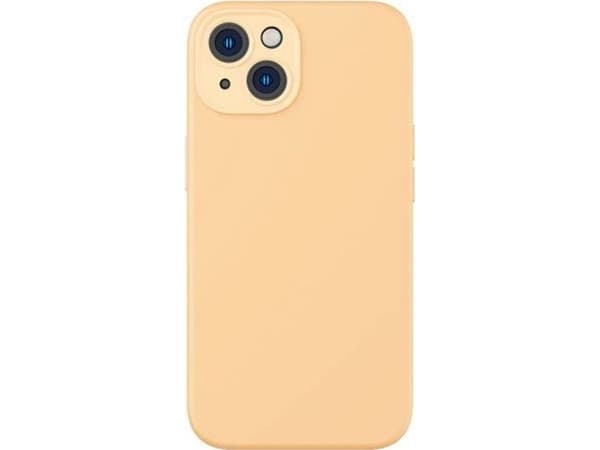 Baseus  etui + szkło Baseus Liquid Silica Gel Apple iPhone 14 Plus (żółte)