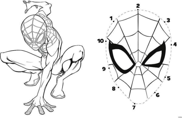 Puzzle Trefl Kaksipuolinen palapeli 24 elementtiä Super Maxi Spiderman goes into action 3in1