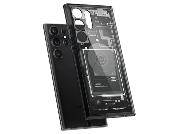 Spigen ACS05620, Etui, Samsung, Galaxy S23 Ultra, 17,3 cm (6.8"), Sort, Hvit