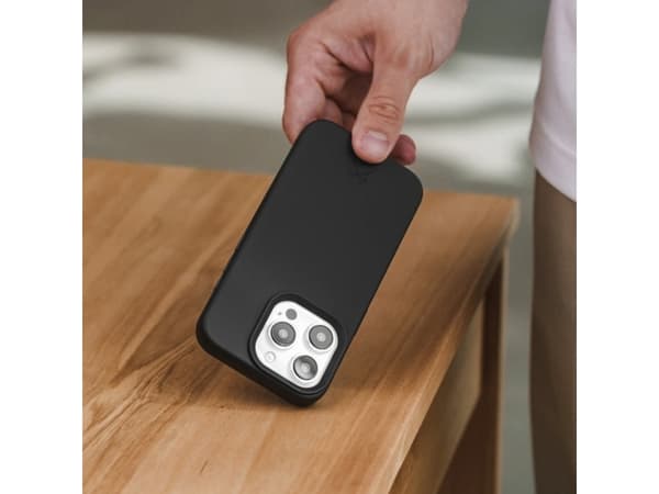 Woodcessories Bio Case Handy-Cover für Apple iPhone 15 Pro schwarz (ECO708)