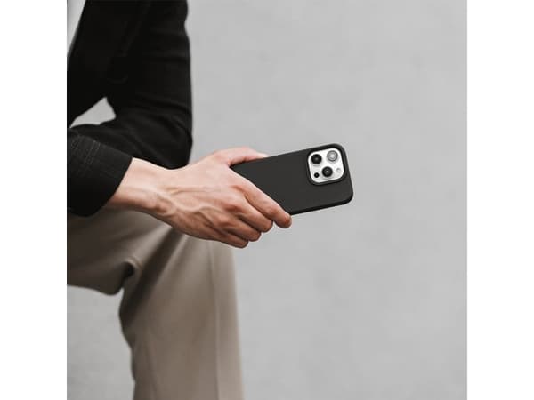 Woodcessories Bio Case Handy-Cover für Apple iPhone 15 Pro schwarz (ECO708)