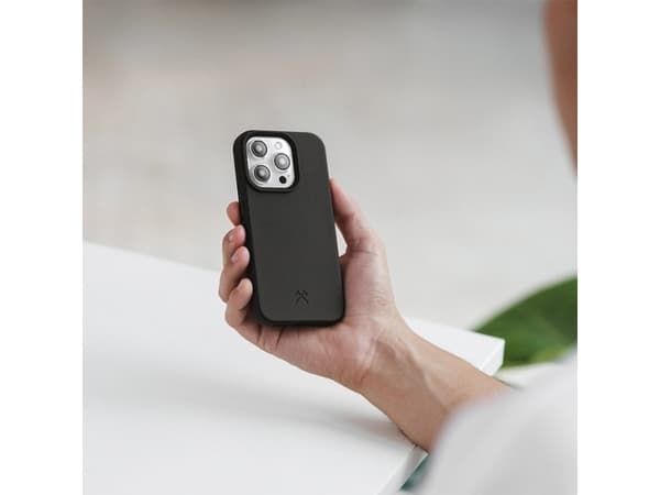 Woodcessories Bio Case Handy-Cover für Apple iPhone 15 Pro schwarz (ECO708)