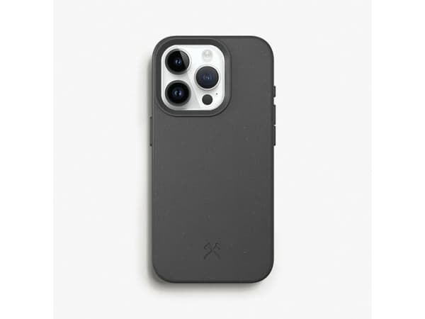 Woodcessories Bio Case Handy-Cover für Apple iPhone 15 Pro schwarz (ECO708)