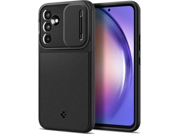 Spigen Optik Armor Samsung Galaxy A54 5G musta kotelo