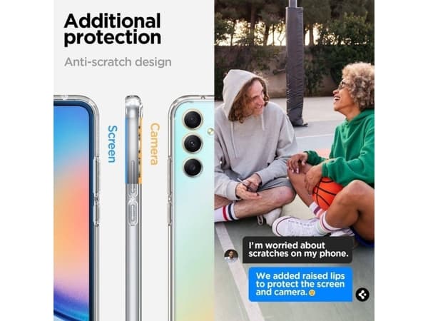 Spigen ACS05904, Suojus, Samsung, Galaxy A34 5G, 16,8 cm (6.6"), Läpinäkyvä