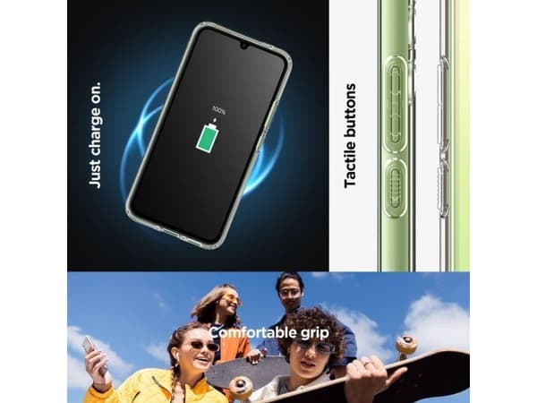 Spigen ACS05904, Suojus, Samsung, Galaxy A34 5G, 16,8 cm (6.6"), Läpinäkyvä