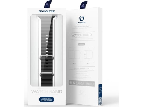 DUXDUCIS Pasek Dux Ducis Strap Apple Watch 4/5/6/7/8/SE 44/45mm czarny (OceanWave Version)