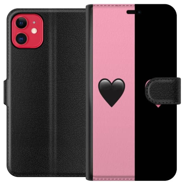 Apple iPhone 11 Plånboksfodral Hjärtan