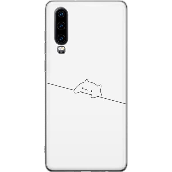 Huawei P30 Gjennomsiktig deksel Hjelp Katt