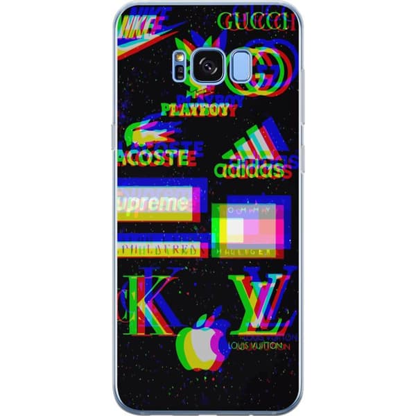 Samsung Galaxy S8 Genomskinligt Skal Märken 3D