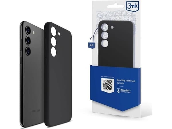 3MK Silicone Case matkapuhelimen suojakotelo musta (5903108499262)