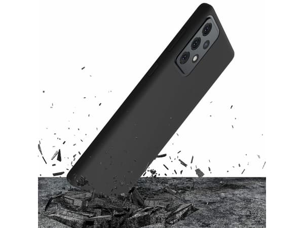 3MK Silicone Case, Galaxy A52 4G/A52 5G/A52s 5G, Svart