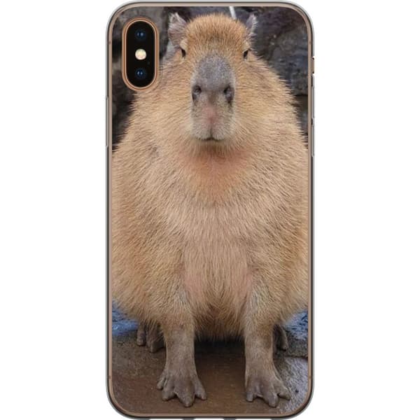 Apple iPhone XS Gjennomsiktig deksel Capybara
