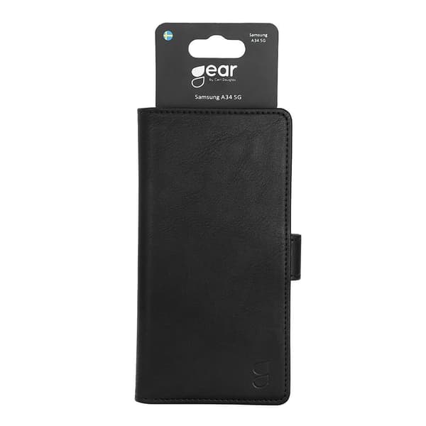 GEAR Lommebok-deksel Svart Samsung Galaxy A34