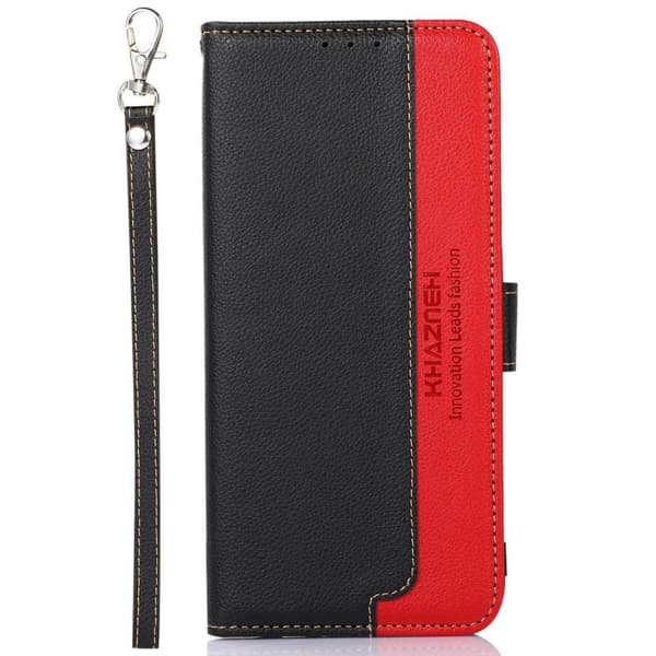 KHAZNEH telefoncover til Motorola Moto G53 5G/G23 4G/G13 4G - Sort/Rød
