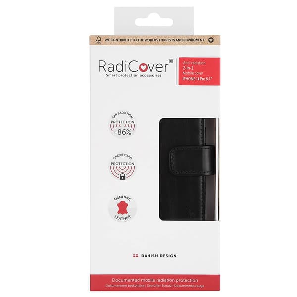 Radicover Strålingsbeskyttet Mobilcover 2i1 iPhone 14 Pro