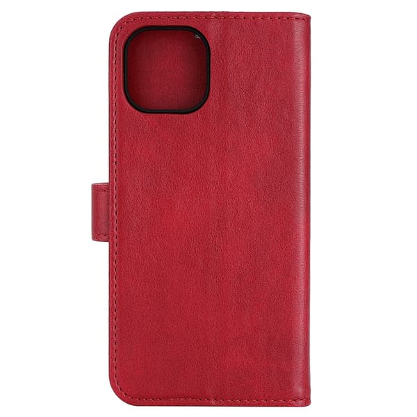 Radicover Flipcover 3 card Anti Radiation iPhone 13 / 14 6,1" Red PU RFID