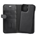 Pikkukuva 5 / 8: Buffalo 2in1 Leather 3 card MagSeries iPhone 13/14/15 Black