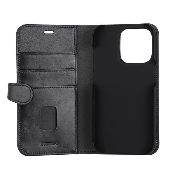 Buffalo Lommebokdeksel iPhone 14 Pro Svart