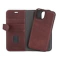Miniatyrbillede 5 af 8: Buffalo 2in1 Wallet Leather 3 card iPhone 13/14/15 Brown