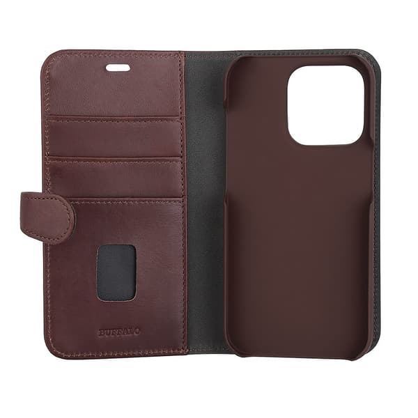 Buffalo Mobilcover iPhone 14 Pro Brun