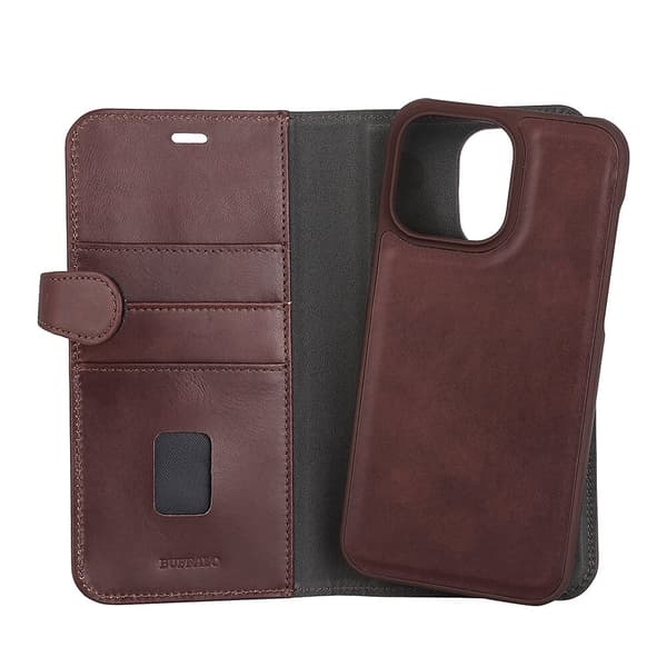 Buffalo Lommebokdeksel iPhone 14 Pro Max Brun