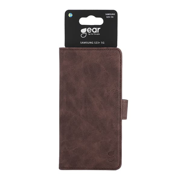 Gear Mobilfodral 3 Kortfack Brun - Samsung S23+