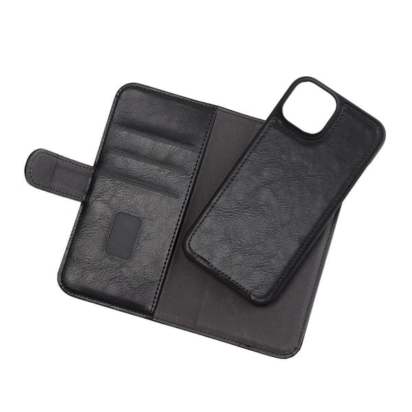 Gear Lompakko 2in1 Musta - iPhone 13/14