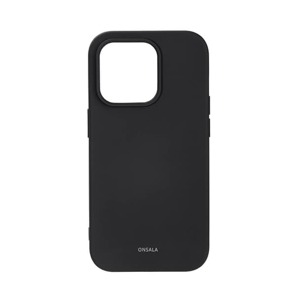 Onsala Suojakuori Silikooni Black - iPhone 14 Pro