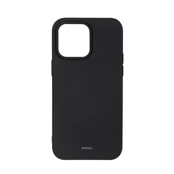 Onsala Mobilskal Silikon Black - iPhone 14 Pro Max