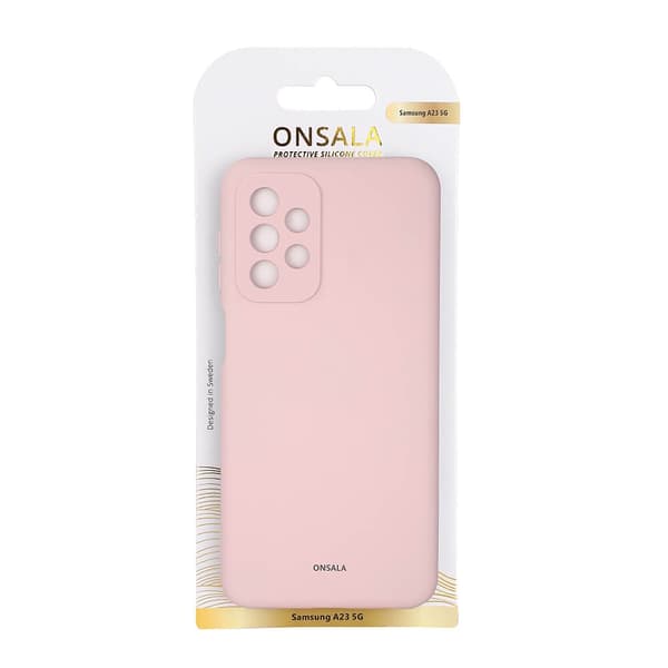 Onsala Backcover Silicone Samsung A23 5G Chalk Pink