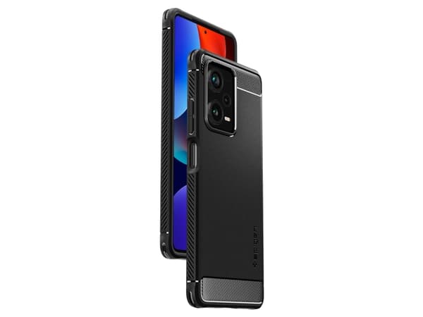 Spigen Rugged Armor, Omslag, Xiaomi, Redmi Note 12 Pro+, 16,9 cm (6.67"), Svart