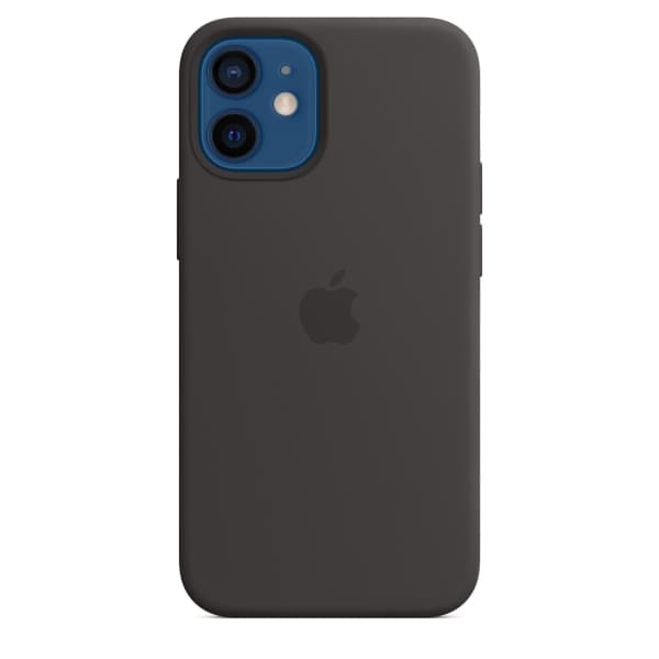 Apple iPhone 12 Mini Original Silikonskal med MagSafe - Svart