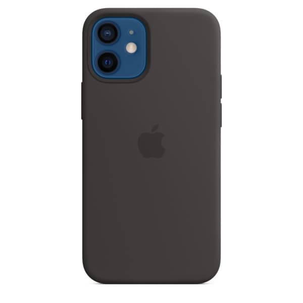 Apple iPhone 12 Mini Original Silikonskal med MagSafe - Svart