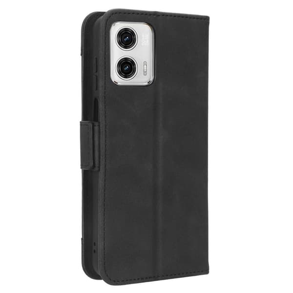 Motorola Moto G73 5G Plånboksfodral med korthållare  - Svart