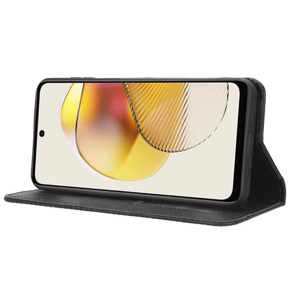 Motorola Moto G73 5G Plånboksfodral Exklusivt Svart