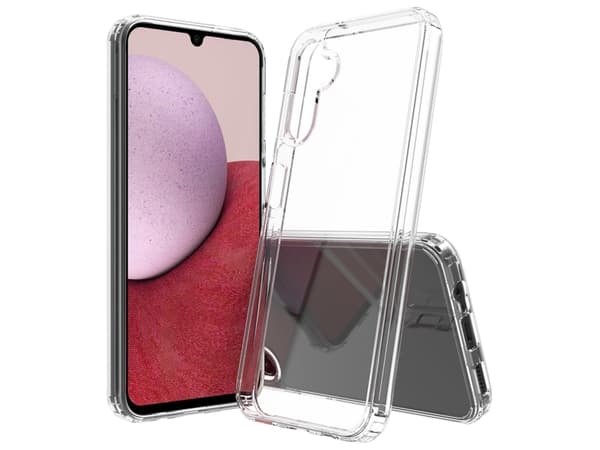 Screenor Hybrid Bumper - Baksidesskydd för mobiltelefon - transparent - för Samsung Galaxy A14 5G