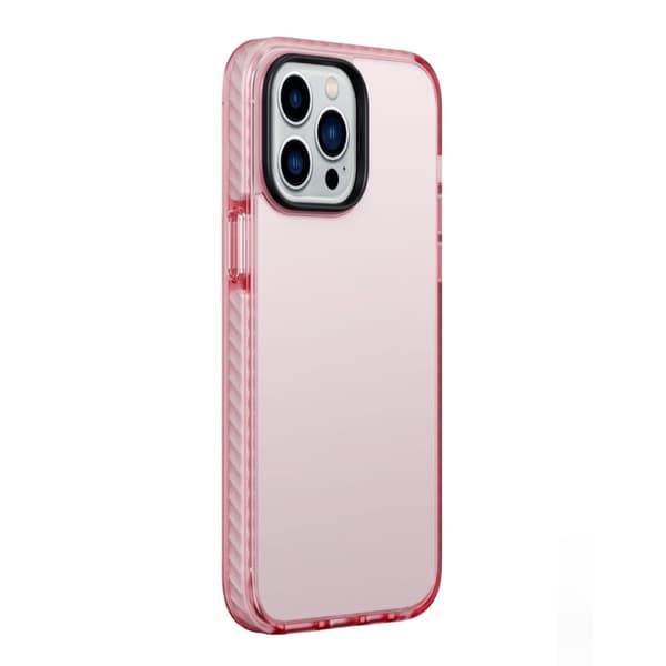 iPhone 13 Pro Max Stöttåligt TPU Mobilskal -  Rosa