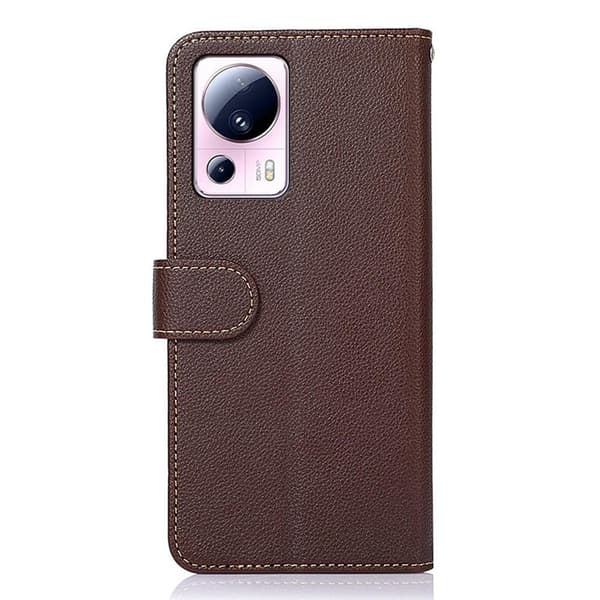 KHAZNEH Plånboksfodral till Xiaomi 13 Lite - Brun/Blå