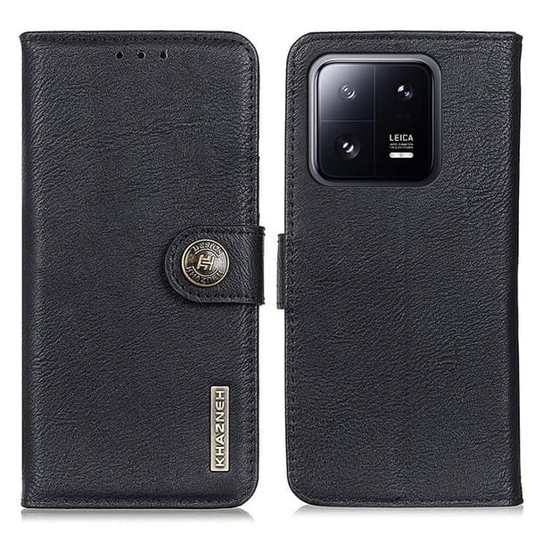 KHAZNEH Xiaomi 13 5G Plånboksfodral - Svart