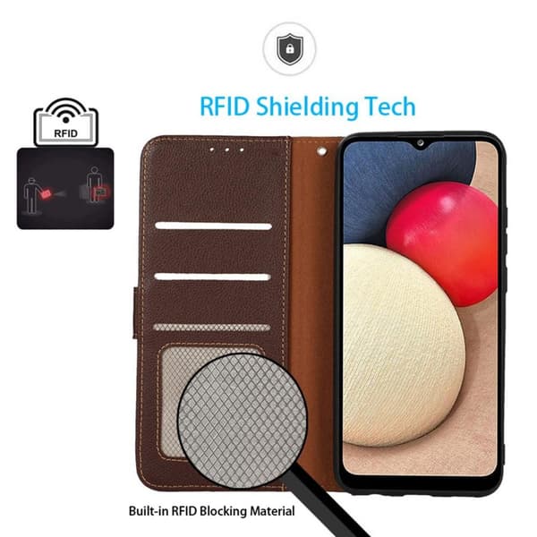 KHAZNEH Plånboksfodral till Xiaomi 13 - Brun/Blå