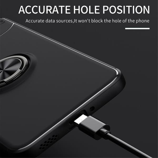 For Xiaomi 13 5G TPU-deksel med fingerring - svart