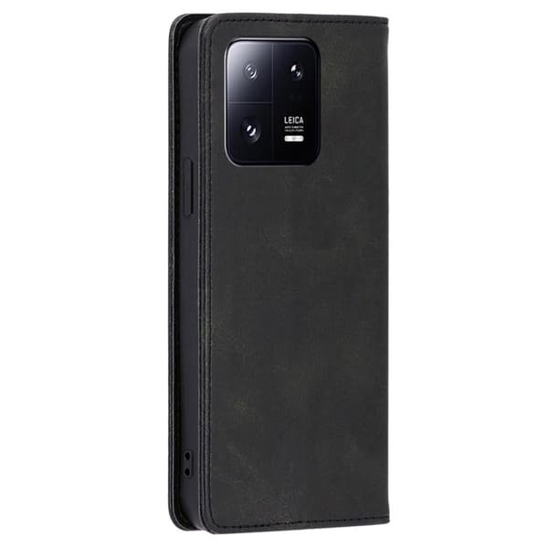 Til Xiaomi 13 Pro Wallet Stand Telefontaske - Sort