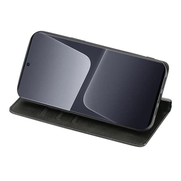 Til Xiaomi 13 Pro Wallet Stand Telefontaske - Sort