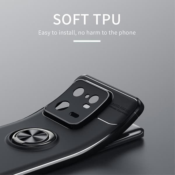 Fingerring Kickstand TPU Taske til Xiaomi 13 Pro