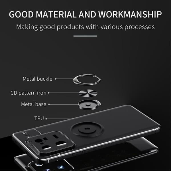 Fingerring Kickstand TPU Taske til Xiaomi 13 Pro